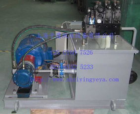 液壓機械用液壓系統,機床液壓站